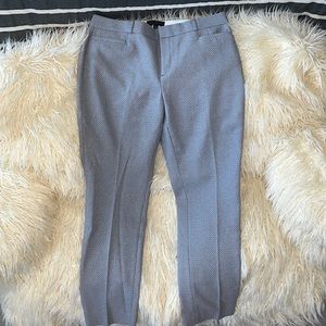 Banana Republic Patterned Dress Pants Size 10